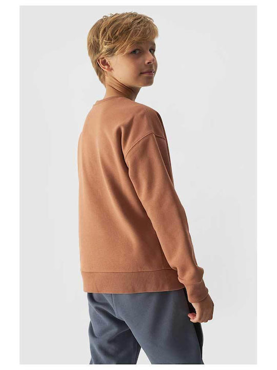 4F Kids Sweatshirt Tabac Brown