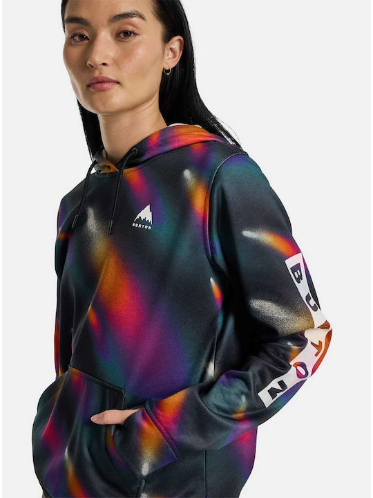 Women's Sweatshirt Hooded Comets Print