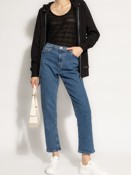 Women's Sweatshirt Jacket Hooded Black