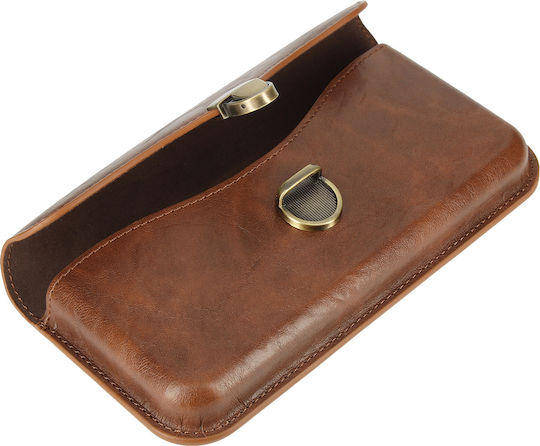 Avizar Gürteltasche Horizontal Smartphones Bis Zu 6,7" Dunkelbraun