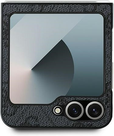 Guess Synthetic Leather Back Cover Black (Galaxy Z Flip6)