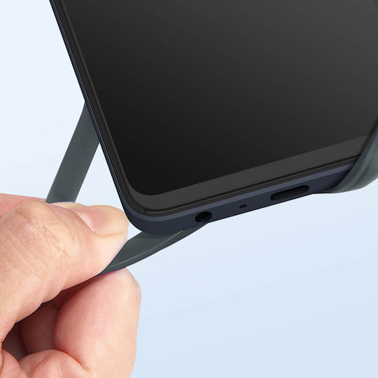 Husă universală cu șnur pentru smartphone-uri, suport pentru carduri, seria Neckpouch, gri