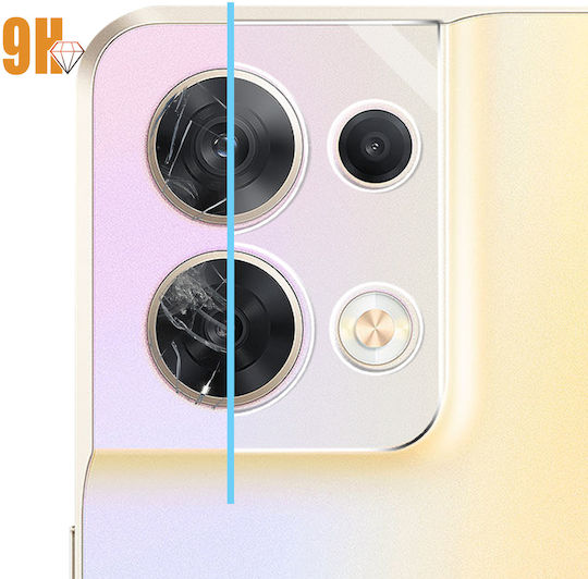 Camera Protector Oppo Reno 8 5g Tempered Glass 9h Smudge-proof Transparent