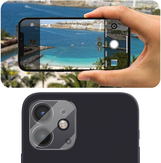 Kameraglas iPhone 12 9H+ Härte Lebenslange Garantie Force Glass