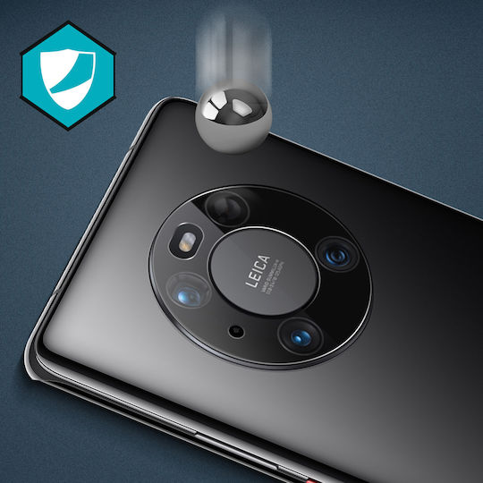 2x Lentile Cameră Huawei Mate 40 Pro Pro Plus Sticlă Flexibilă Benks Transparentă
