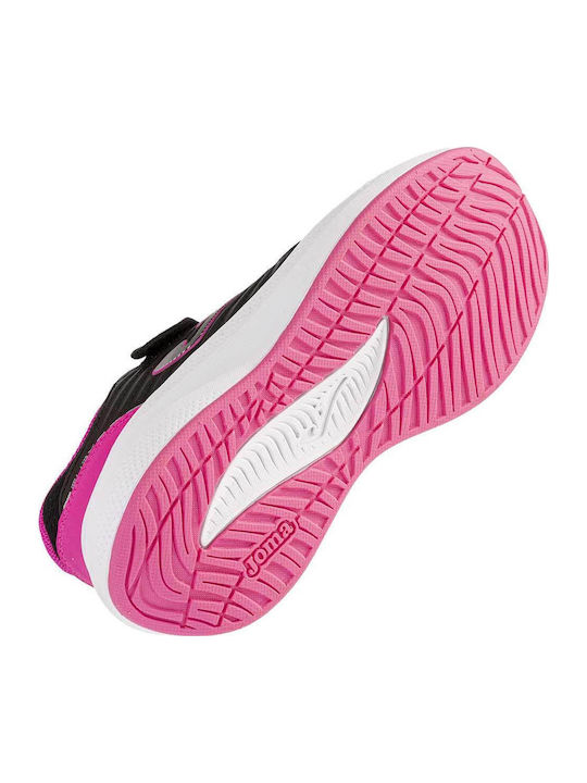 Fury Jr Παιδικά Sneakers με Σκρατς Μαύρα
