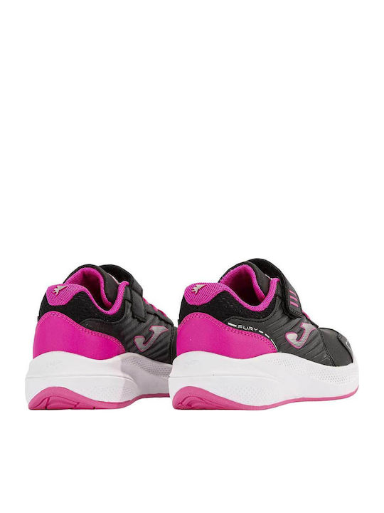 Fury Jr Παιδικά Sneakers με Σκρατς Μαύρα