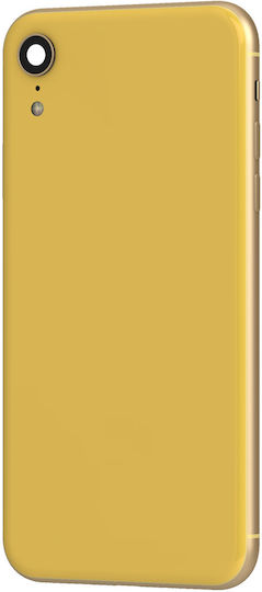 Рамка Clappio + Капак за батерия Iphone Xr Комплект Жълт
