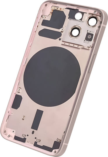 Clappio Frame + Battery Cover Iphone 13 Mini Rear Window Light Pink