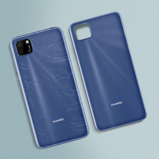 Replacement Battery Cover Huawei Y5p Back Cover Blue