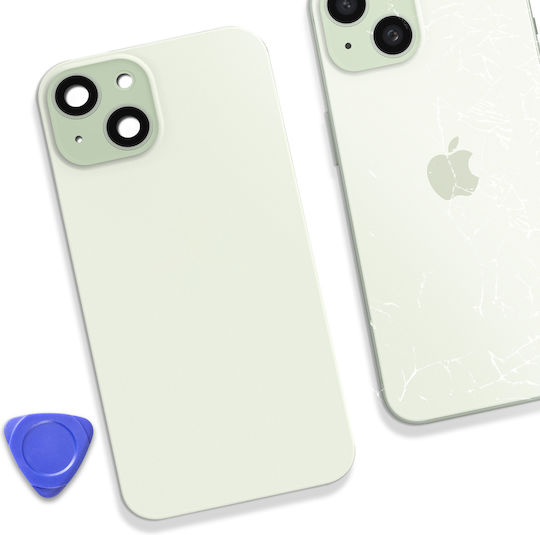 Clappio Battery Cover Apple iPhone 15 Magsafe Pale Green