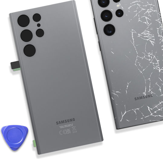 Clappio Battery Cover Galaxy S22 Ultra Grey