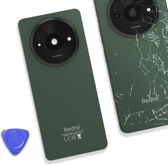 Clappio Battery Cover Xiaomi Redmi A3 Identical To Original Dark Green