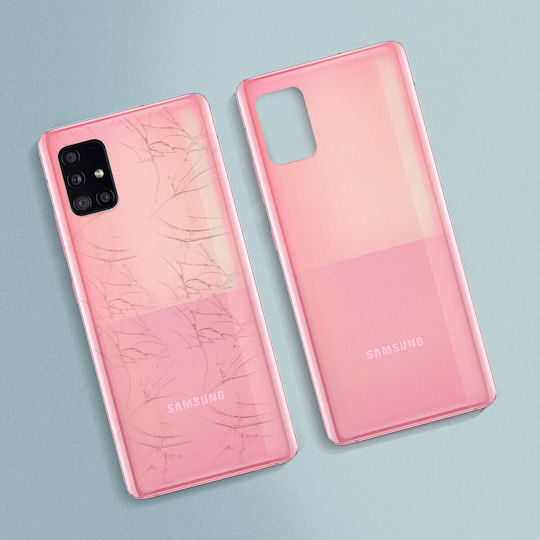 Replacement Battery Cover Samsung Galaxy A51 Back Cover Pink