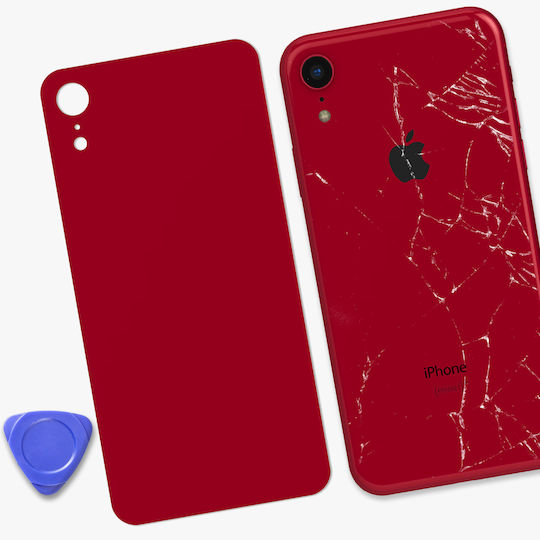 Clappio Battery Cover Iphone Xr Compatible Red