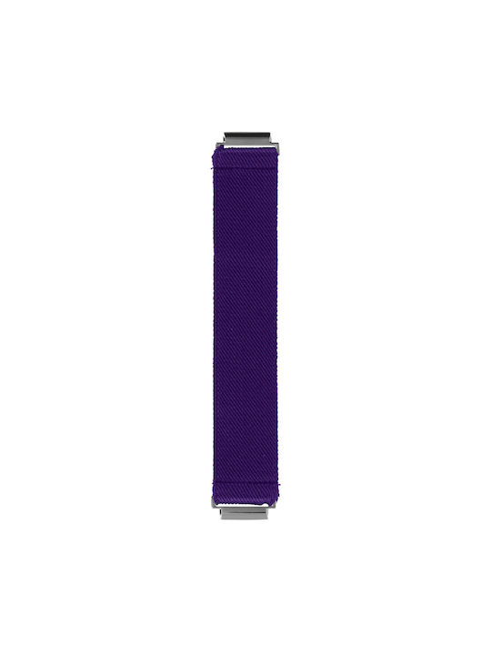 Armband für Ihre Galaxy Watch 4 in Violett, selbstverstellbares Nylon-Gewebe