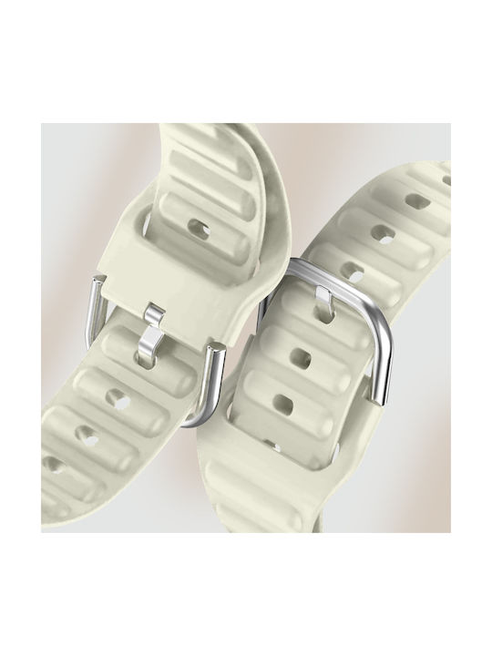 Apple Watch 41mm 40mm 38mm Wearable Strap Silicone Adjustable Beige