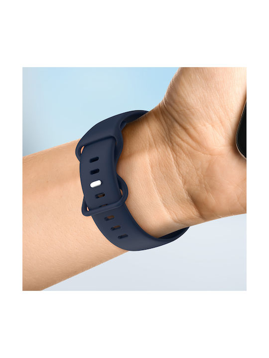 Strap Honor Magic Watch 2 42mm Flexible Silicone Navy
