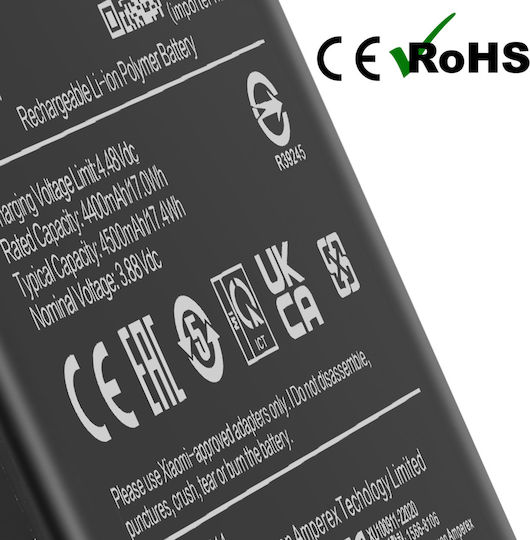 Baterie Internă Xiaomi Xiaomi 13 4500mAh Originală Bp4g Neagră