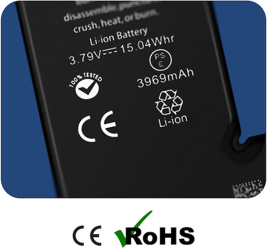Clappio Battery No Bms Iphone 11 Pro Max 3969mah Without Error Message Black