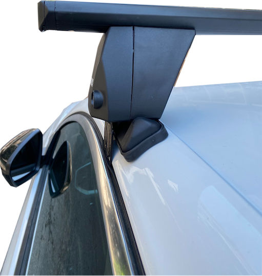 Menabo für Opel Grandland X 2017+ (mit Dachträgerfüßen) Schwarze