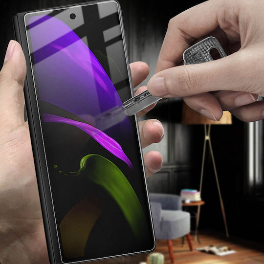 2x Гъвкави протектори за екран Galaxy Z Fold 2 против отблясъци и надраскване Imak Clear
