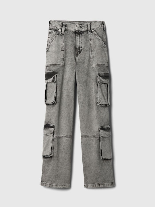 '90s Damenjeans Mittelhohe Taille in Lockerer Passform Acid Black