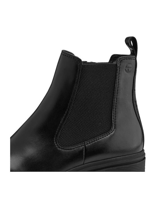 Leather Women's Ankle Boots Black