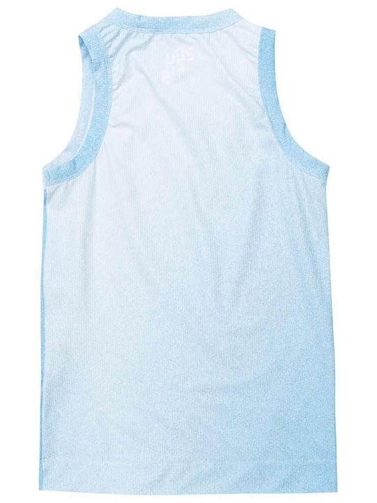 4F Men's Sleeveless Blouse Light Blue