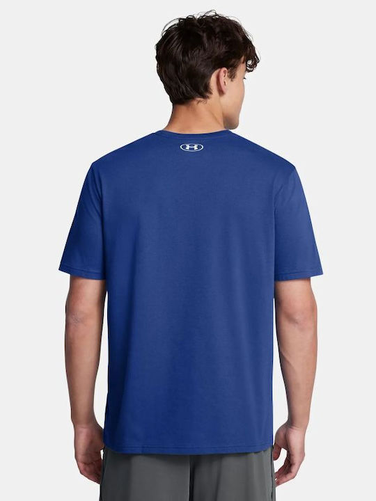 Under Armour Ανδρικό Αθλητικό T-shirt Κοντομάνικο Γκρι