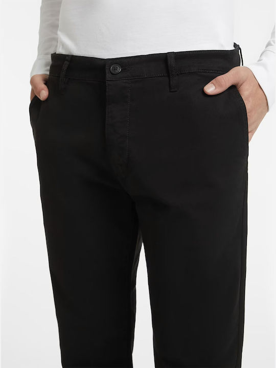 Trousers Chino in Slim Fit Black