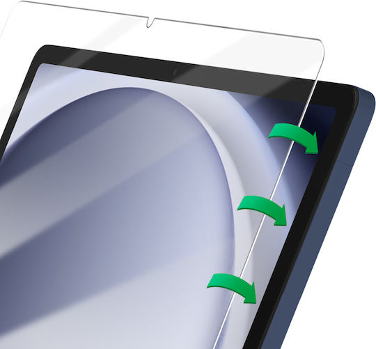 4smarts Tempered Glass Film Galaxy Tab A9 Plus Hardness 9h Second Glass Transparent