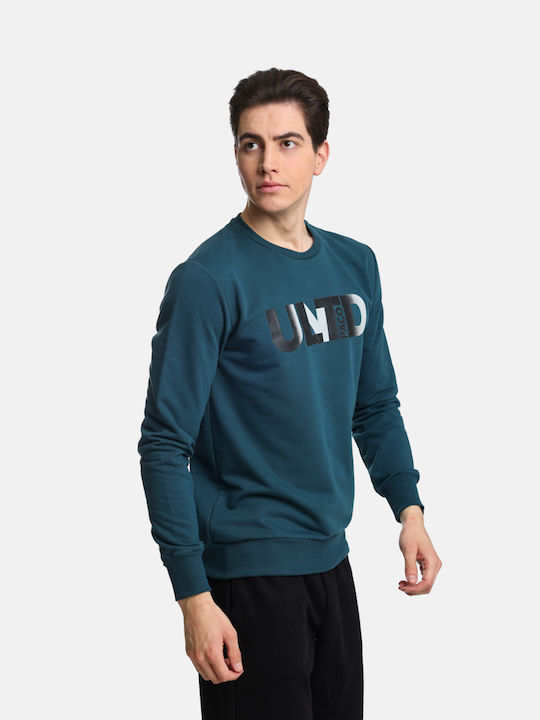 Paco & Co Herren Sweatshirt Petrol