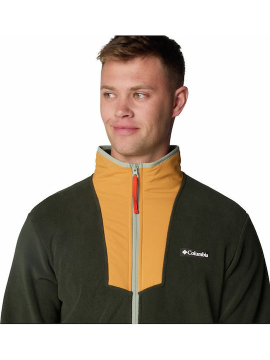 Herren Fleecejacke Grün