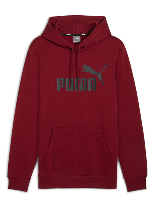 Puma Men's Sweatshirt with Hood Intense Red