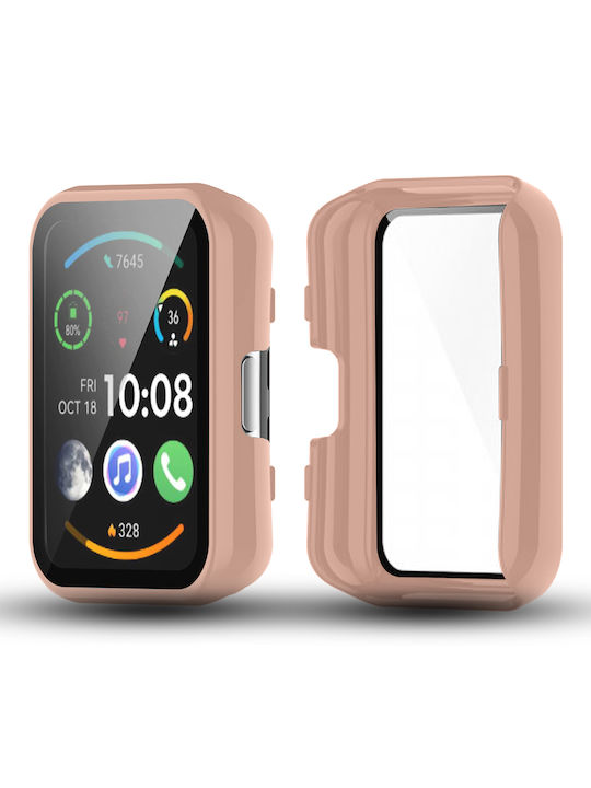 Complete Tempered Glass Screen Protector Huawei Watch Fit 2 2 Active Pink