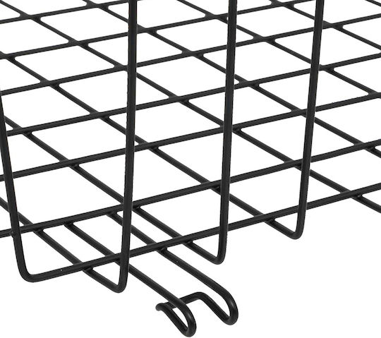 5Five Raft Suspendat F-V Metalic 51.5x30x11.5 cm Negru