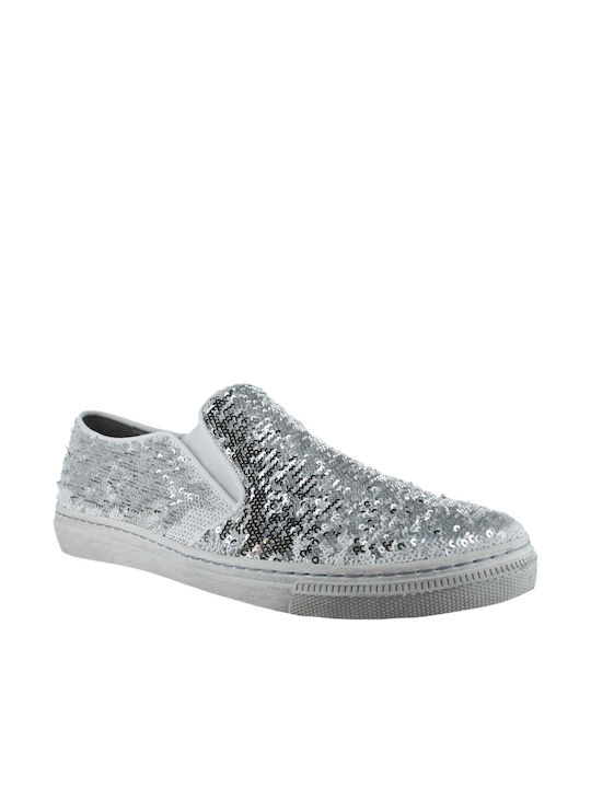 Gabor Piele Slip-on-uri pentru femei Argint