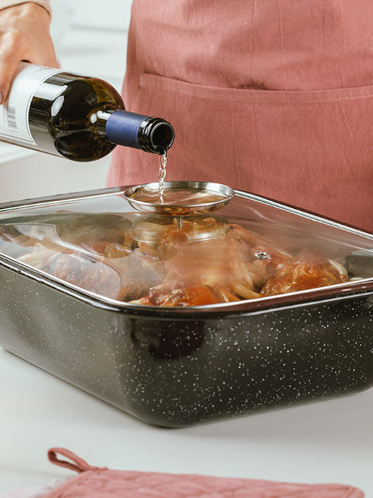 Nava Dutch Oven Rectangular Made of Aluminum 41x30cm 1pcs
