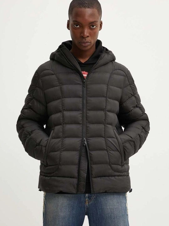 Geci Barbati Puffer Negru