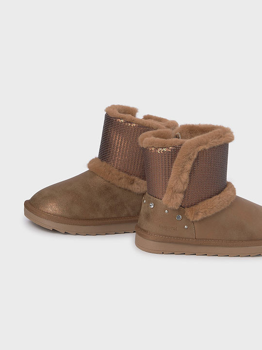 Mayoral Kids Boots Brown