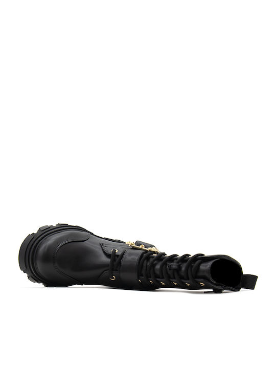 Women's Ankle Boots with High Heel Black
