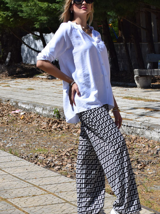 Women's Long Sleeve Shirt white