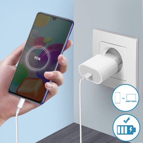 Конектор за зареждане Galaxy A21s Usb Type-c Micro 3.5mm Jack Зелен