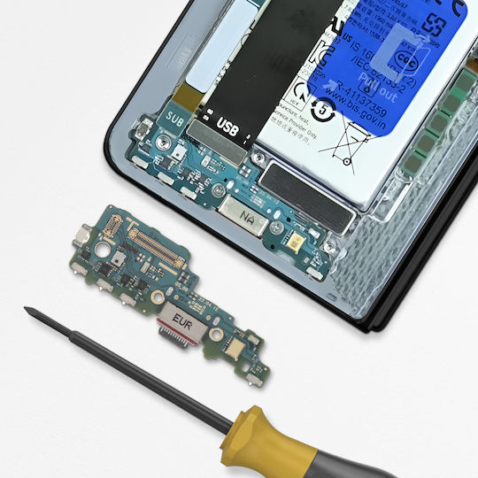 Samsung Charger Connector Galaxy Z Fold 5 Usb-C Port Plus Micro Original Black