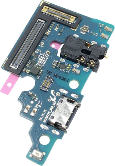 Conector de Încărcare Galaxy A51 Usb Tip C Micro Jack 3.5 Mm Gri