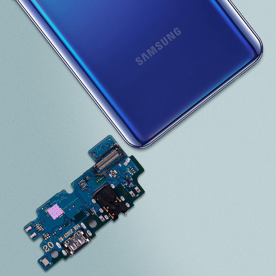 Конектор за зареждане Galaxy A21s Usb Type-c Micro 3.5mm Jack Зелен
