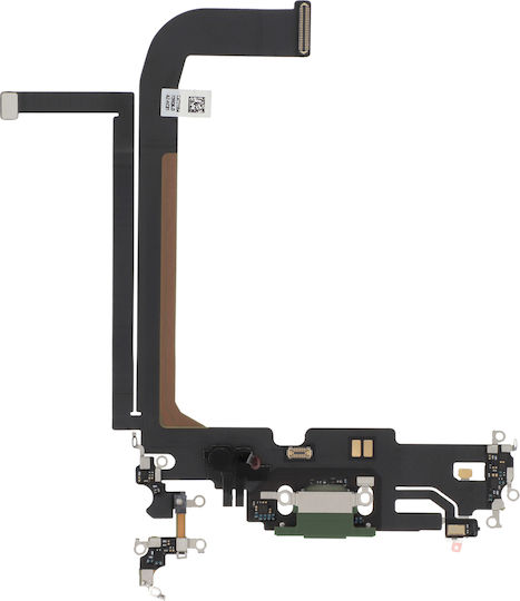 Релайф Lightning заряден конектор iPhone 13 Pro Max микрофон зелен