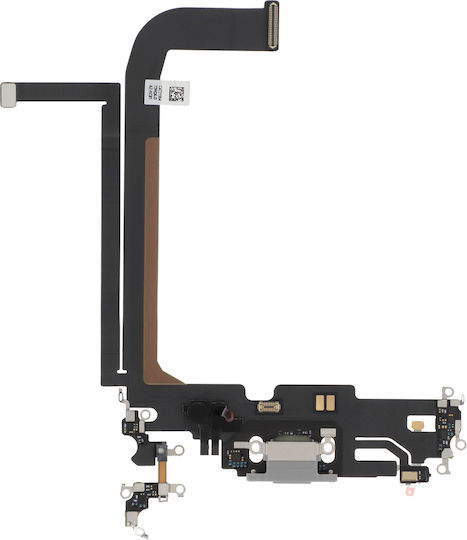 Relife Lightning Ladeanschluss iPhone 13 Pro Max Mikrofon Silber