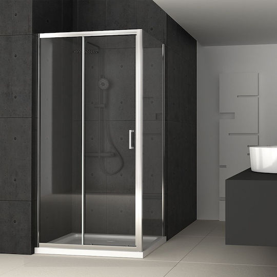 Orabella Καμπίνα Ντουζιέρας με Συρόμενη Πόρτα 140x190cm Clean Glass Orabella Καμπίνα Ντουζιέρας με Συρόμενη Πόρτα 140x190cm Clean Glass